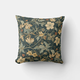 Coussin Motif Art nouveau floral vintage de William Morris