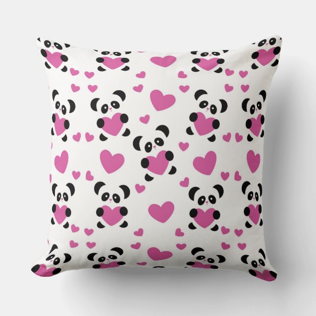 Coussin Motif au jour de l'amour (Recto)