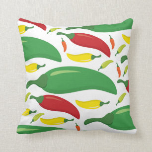 Coussin motif au piment