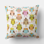 Coussin motif avec des oiseaux (Verso)