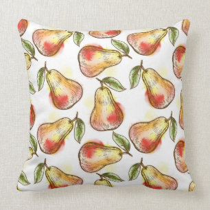 Coussin Motif avec la poire