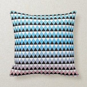 Coussin Motif aztèque tribal d'Ombre