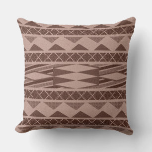 Coussin Motif aztèque tribal du sud-ouest