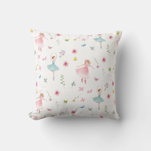 Coussin Motif Ballerina (Recto)