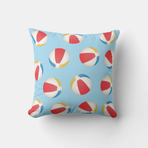 Coussin Motif Ballons de Plage