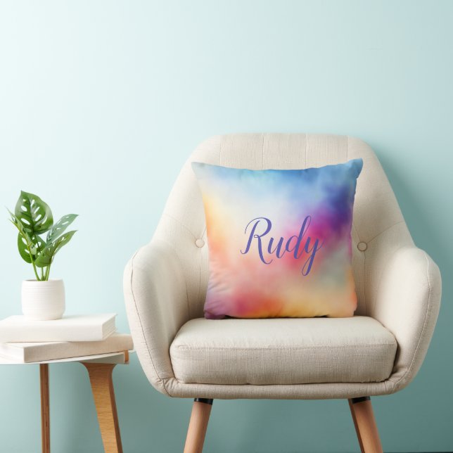 Coussin Motif batik coloré (Chaise)