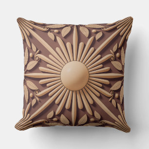 Coussin Motif batik en relief 3D Radiance Matahari