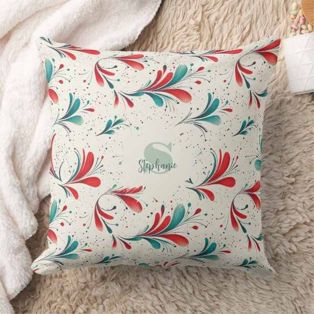 Coussin Motif blanc et blanc blanc et  blanc (2) (Couverture)