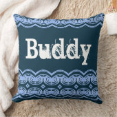 Coussin Motif bleu (Couverture)