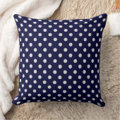 Coussin Motif bleu bleu Polka (Couverture)
