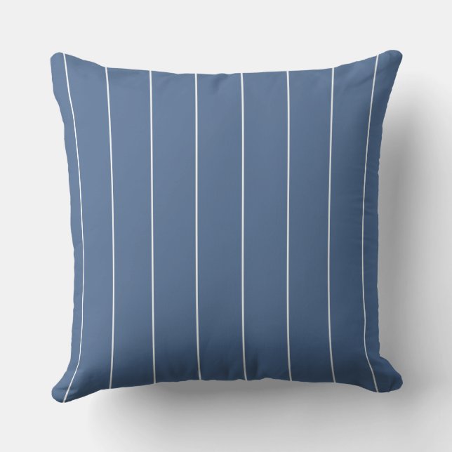 Coussin Motif Bleu et Blancs (Verso)