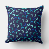 Coussin Motif Blue New Moon (Recto)