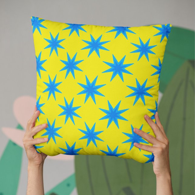 Coussin Motif Blue Star (Créateur téléchargé)