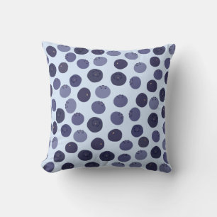 Coussin Motif Blueberry