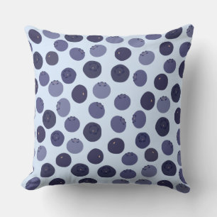 Coussin Motif Blueberry