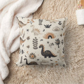 Coussin Motif Boho Jungle Dinosaur (Couverture)