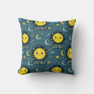 Coussin Motif bonne nuit enfants