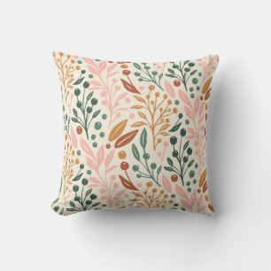 Coussin Motif botanique d'automne