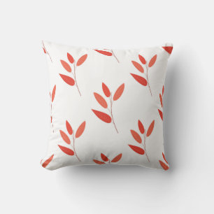 Coussin motif botanique simple et transparent avec pl bril