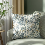 Coussin Motif botanique Vintage Gold et Navy<br><div class="desc">Oreiller Vintage or et marine Motif botanique Jeu - Offrez-vous la sérénité de la nature avec ce motif d'oreiller sans couture avec des croquis botaniques exquis et une palette de couleurs inspirées du jardin. Ce design apporte le charme d'un jardin florissant dans n'importe quel espace.</div>