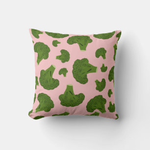 Coussin Motif Broccoli