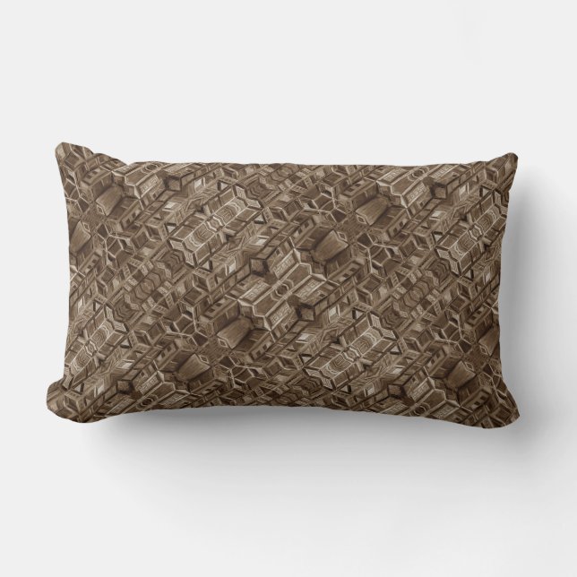 Coussin Motif Brown (Recto)