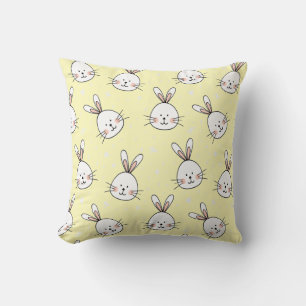 Coussin Motif Bunnies Cheeky
