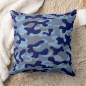 Coussin Motif camouflage bleu (Couverture)