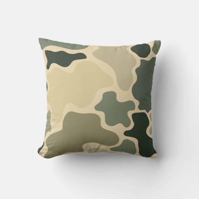 Coussin Motif Camouflage classique (Recto)