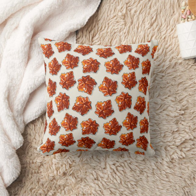 Coussin Motif canadien de sirop d'érable (Couverture)