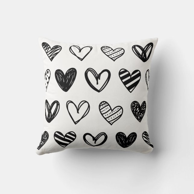 Coussin Motif cardiaque (Verso)