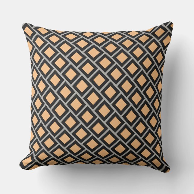 Coussin Motif carré moderne (Recto)
