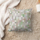Coussin Motif Carré Pastel Multicolore (Couverture)