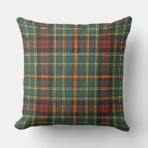 Motif carreau tartan écossais rouge et vert classi