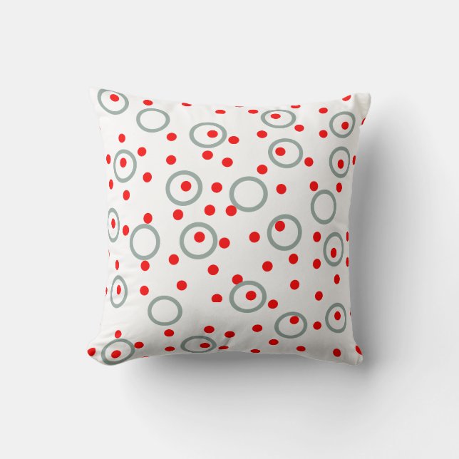 Coussin Motif Cercles et points (Recto)