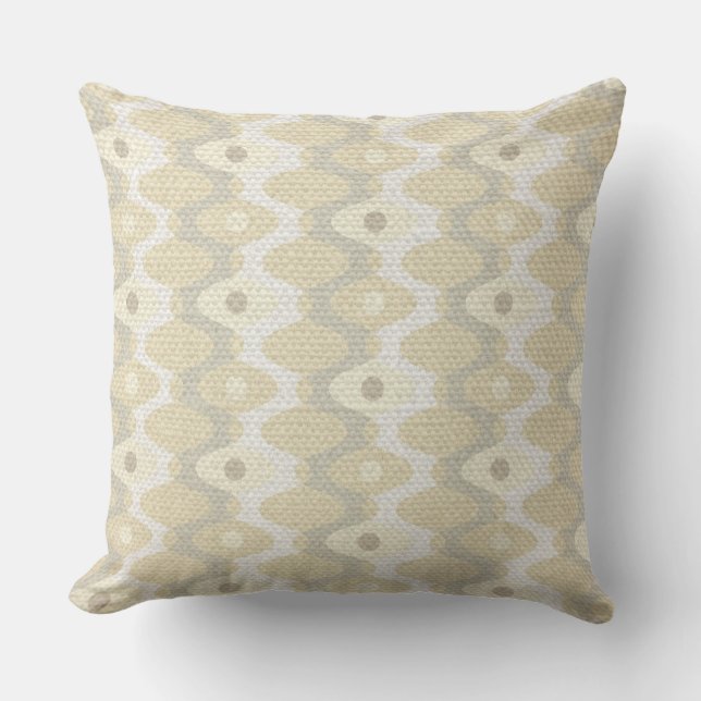 Coussin Motif chic pastel du milieu du siècle  (Recto)