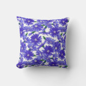 Coussin Motif chicorée Fleur de prairie (Recto)