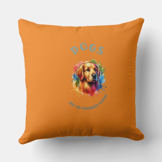 Coussin motif chien (Verso)