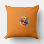 Coussin motif chien (Recto)