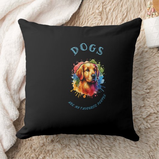 Coussin Motif Chiens (Couverture)