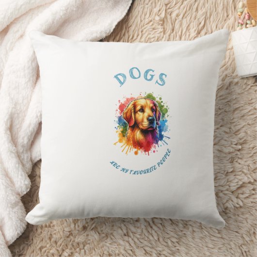 Coussin Motif Chiens (Couverture)