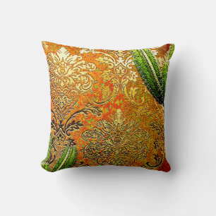 Coussin Motif chinois vintage Cactus