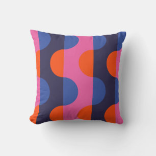 Coussin Motif circulaire Abstrait moderne du milieu du siè