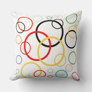 Coussin motif circulaire cool pour noël