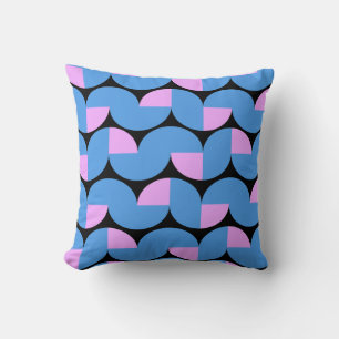 Coussin Motif circulaire géométrique rétro