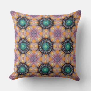 Coussin Motif circulaire octogonale géométrique Abstrait