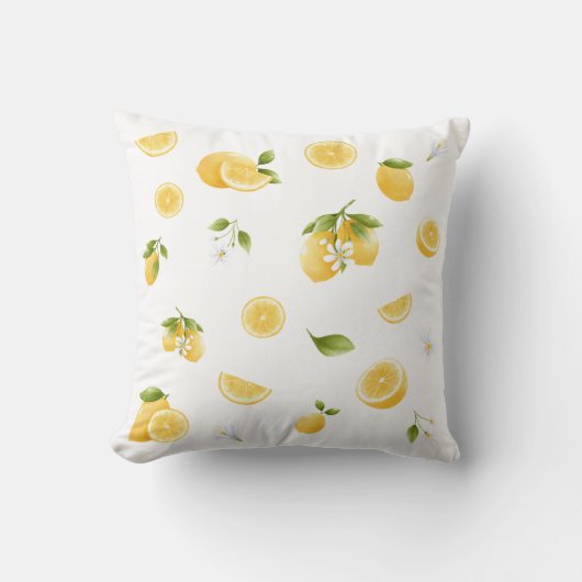 Coussin Motif citron (Recto)