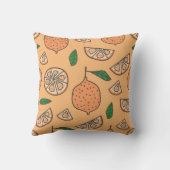 Coussin Motif Citron (Verso)