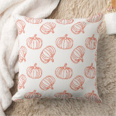 Coussin Motif Citrouille d'Halloween amusant (Couverture)