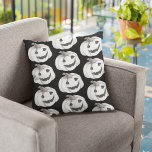 Coussin Motif Citrouille éffrayant | Bonne Halloween<br><div class="desc">Motif Citrouille éffrayant | Bonne Halloween</div>